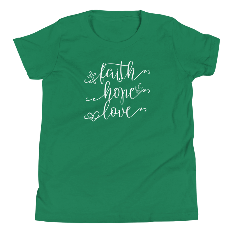 Faith Hope Love - Youth Short Sleeve T-Shirt