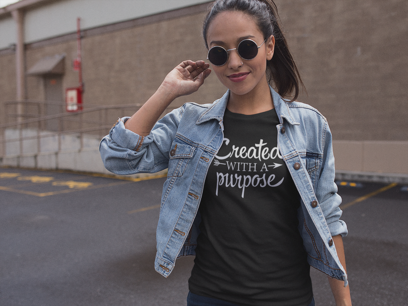 Created With A Purpose - Cotton T-Shirt