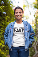 Less Stress More Faith - Cotton T-Shirt