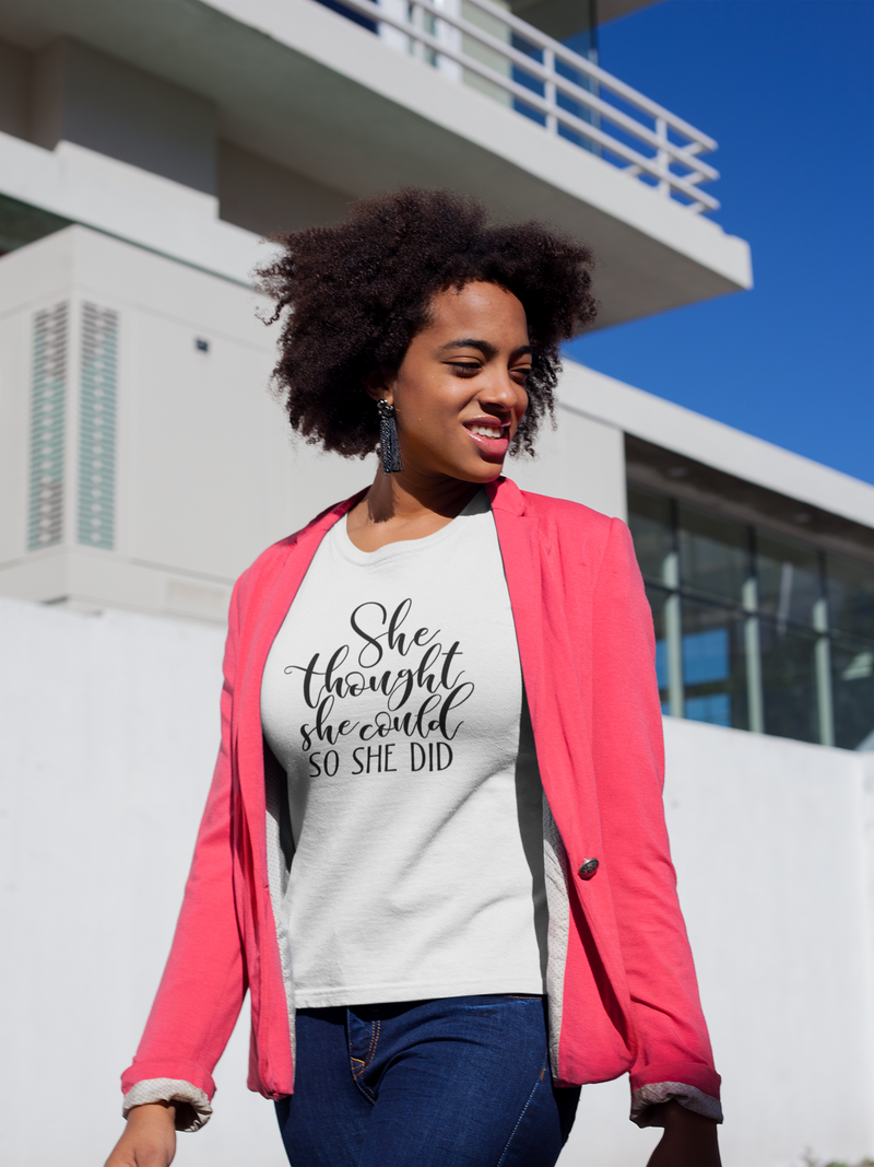 She Thought She Could - Cotton T-Shirt