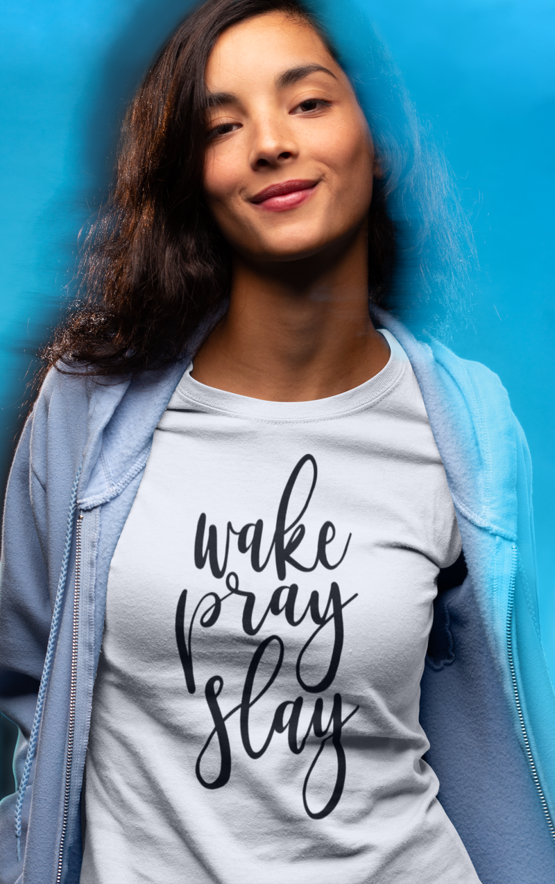 Wake Pray Slay - Cotton T-Shirt