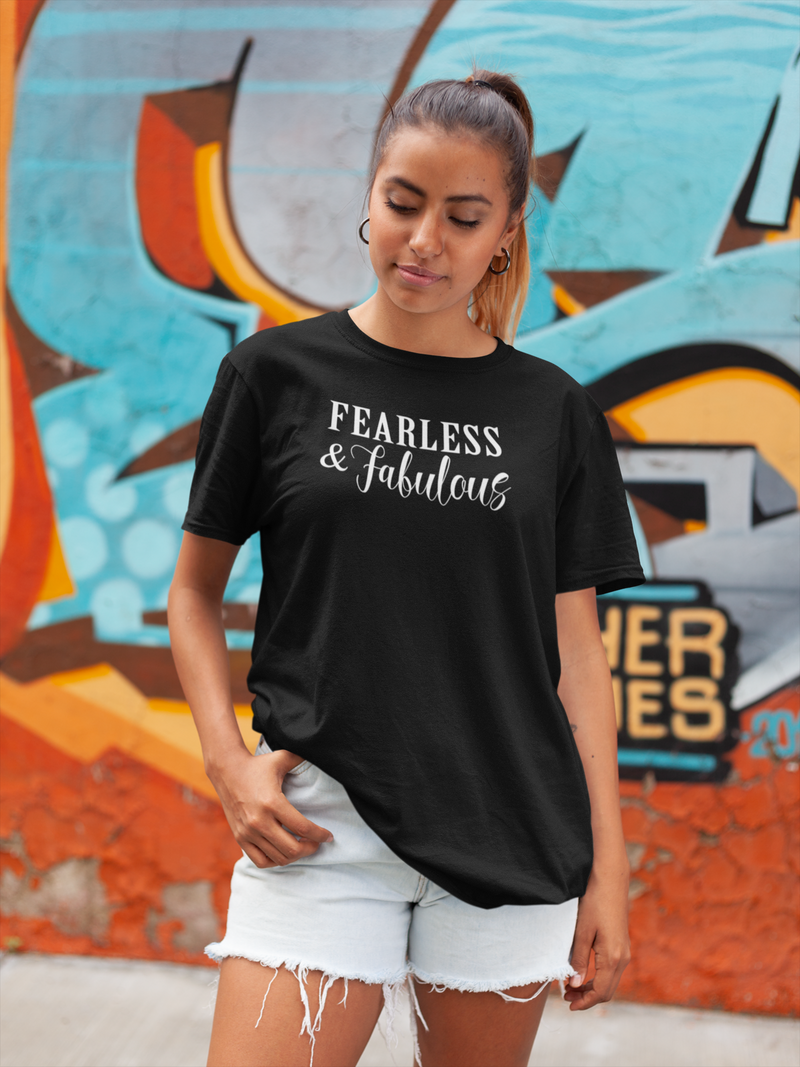 Fearless & Fabulous - Cotton T-Shirt
