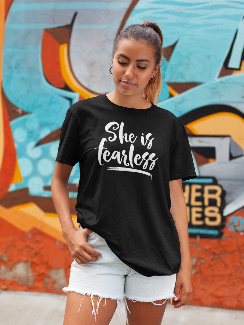 She is Fearless - Cotton T-Shirt