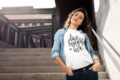 Live Laugh Love - Cotton T-Shirt