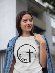 Believe Cross - Cotton T-Shirt