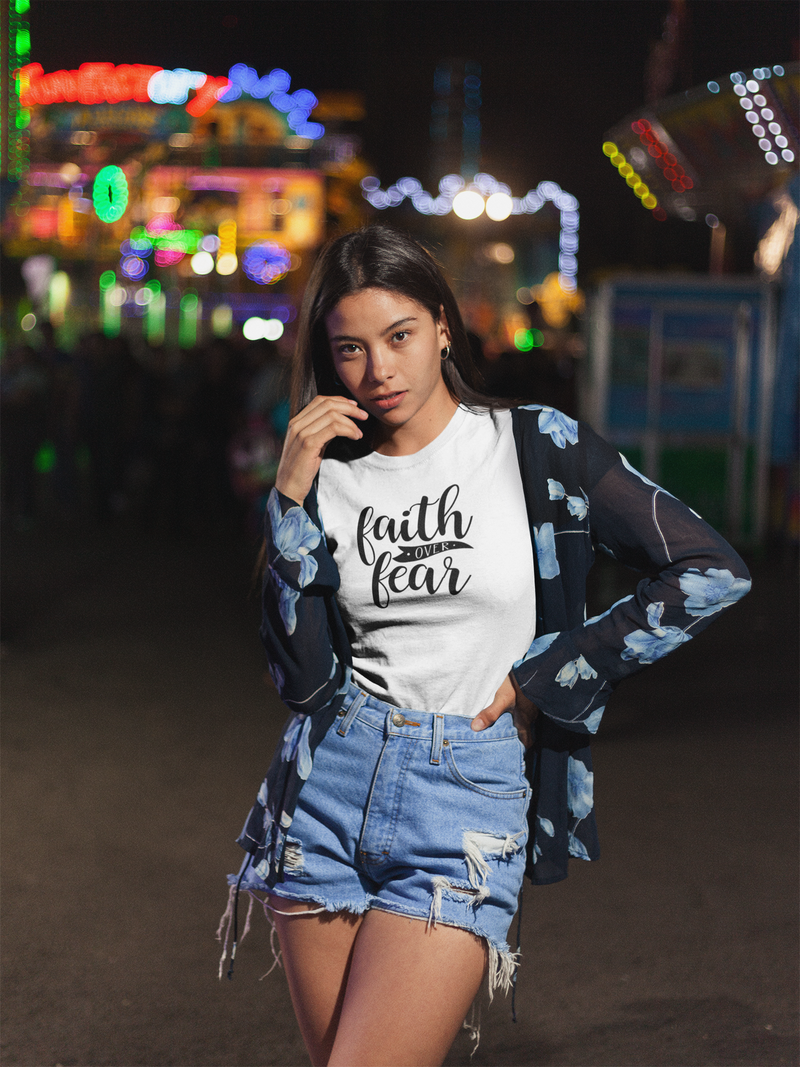 Faith Over Fear - Cotton T-Shirt