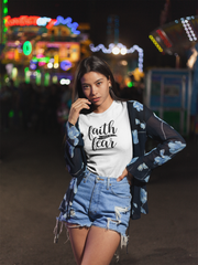 Faith Over Fear - Cotton T-Shirt