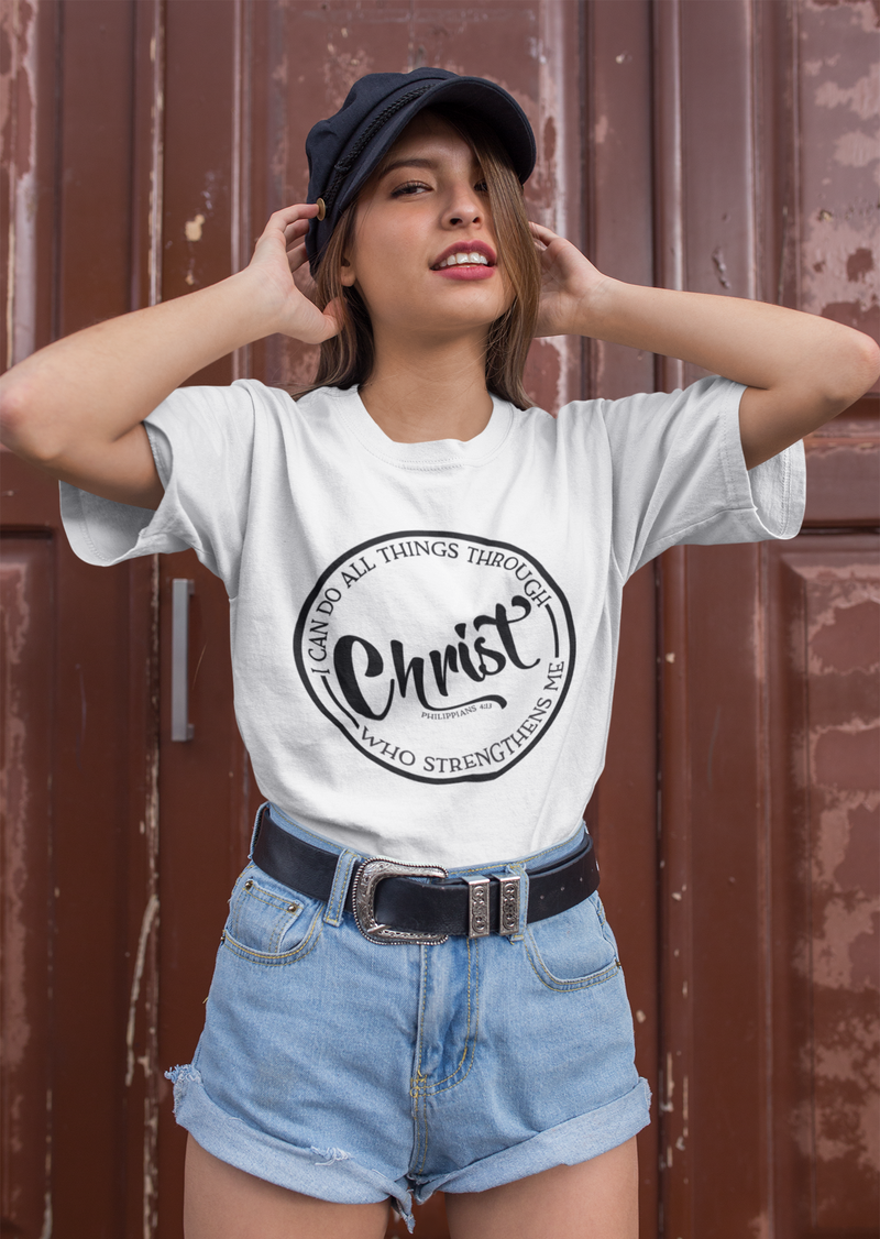 I Can Do All Things Through Christ - Cotton T-Shirt