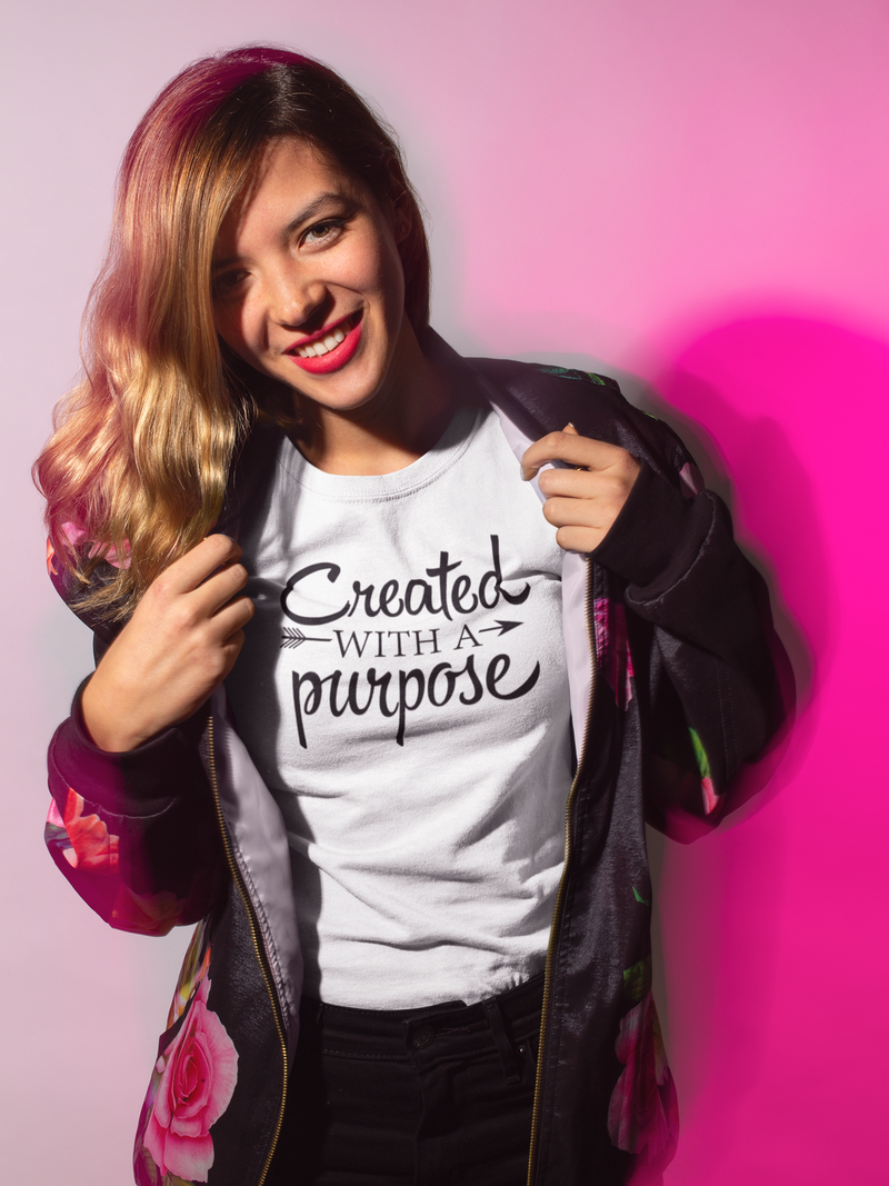 Created with a Purpose - Cotton T-Shirt