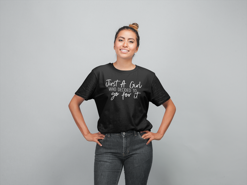 Just A Girl - Cotton T-Shirt