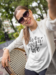 Live Laugh Love - Cotton T-Shirt