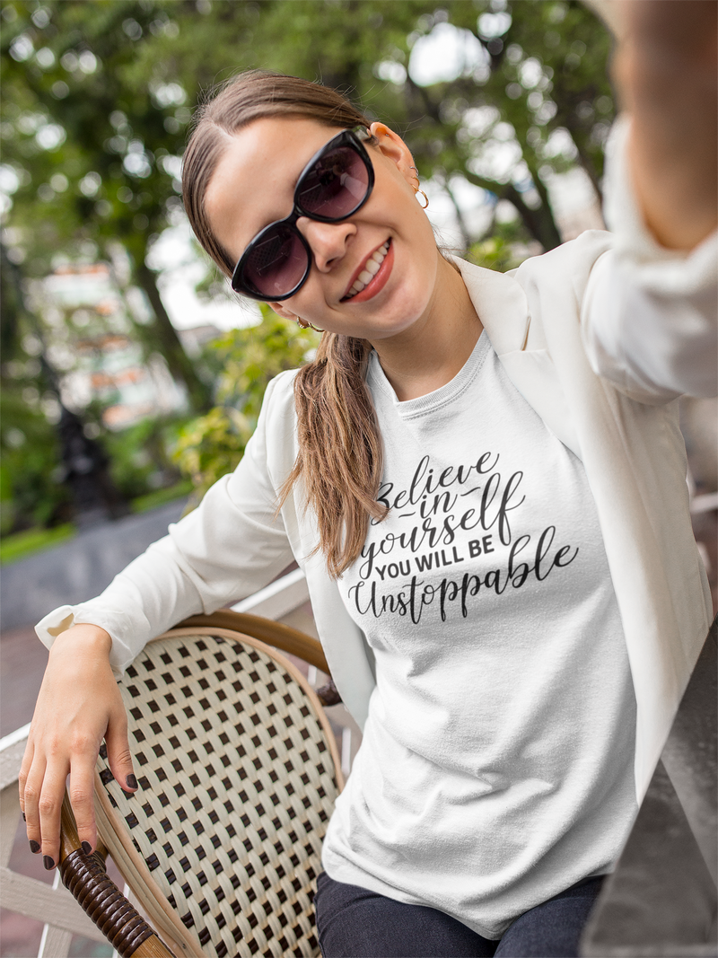 Believe In Yourself - Cotton T-Shirt