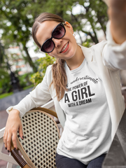 Don't Underestimate The Power of A Girl - Cotton T-Shirt