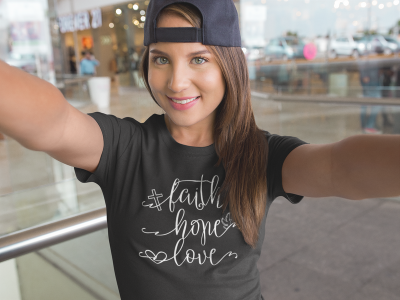 Faith Hope Love - Cotton T-Shirt