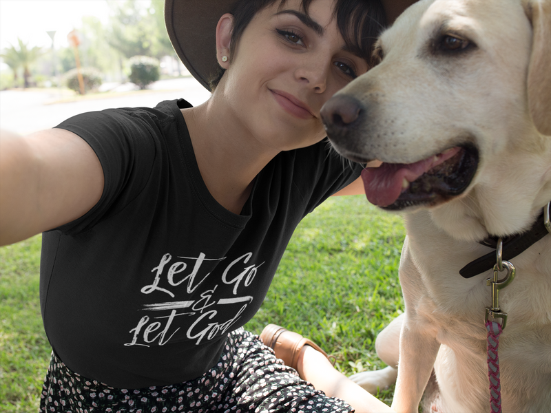 Let Go & Let God - Cotton T-Shirt