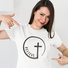 Believe Cross - Cotton T-Shirt