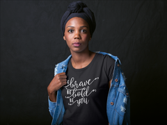 Be Brave Be Bold Be You - Cotton T-Shirt