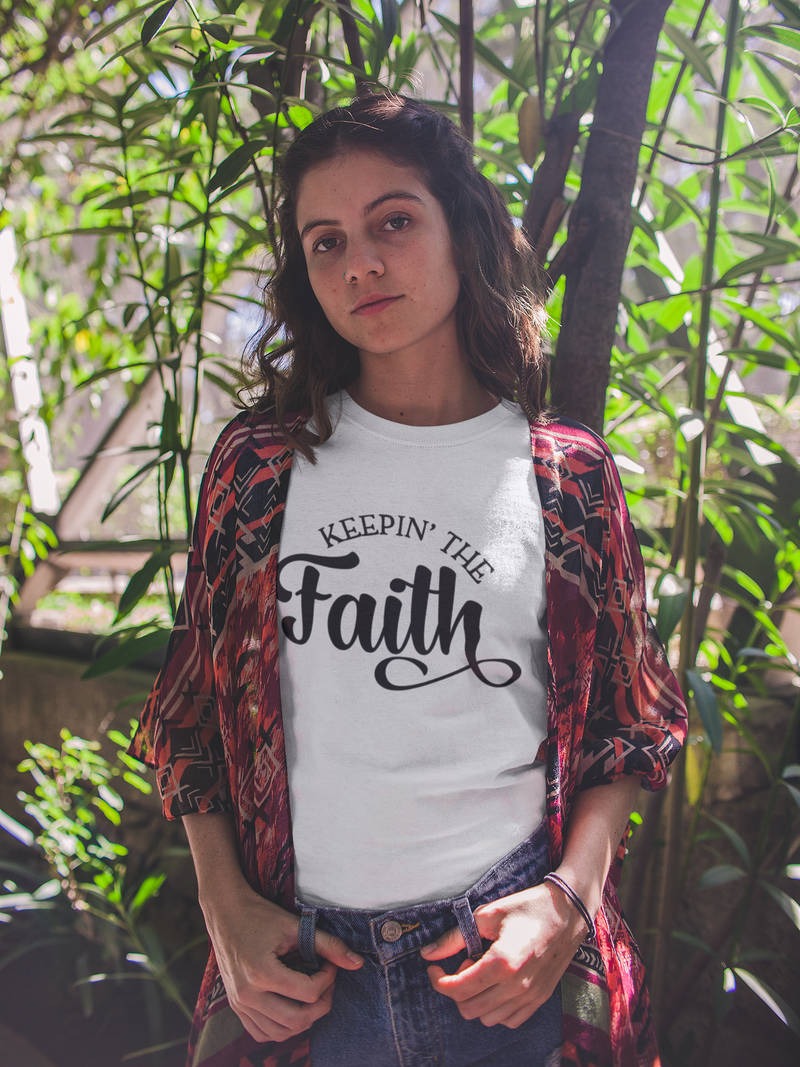 Keepin' The Faith - Cotton T-Shirt