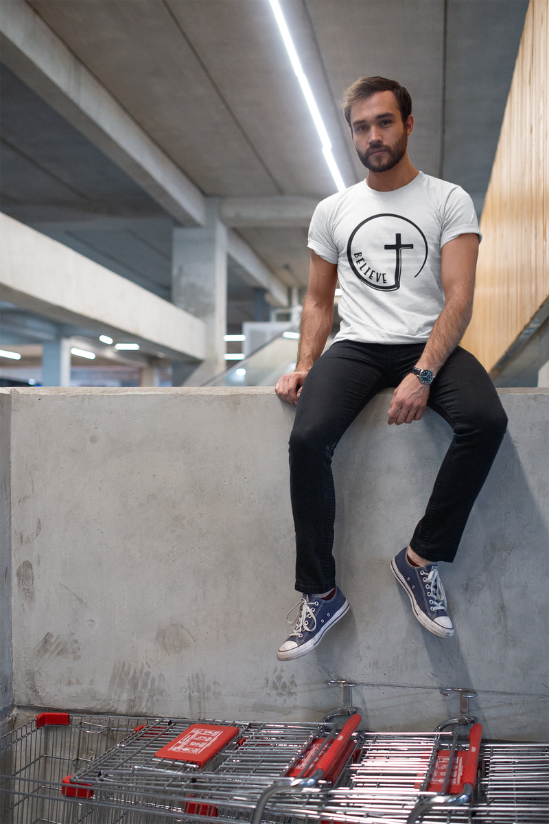 Believe Cross - Cotton T-Shirt