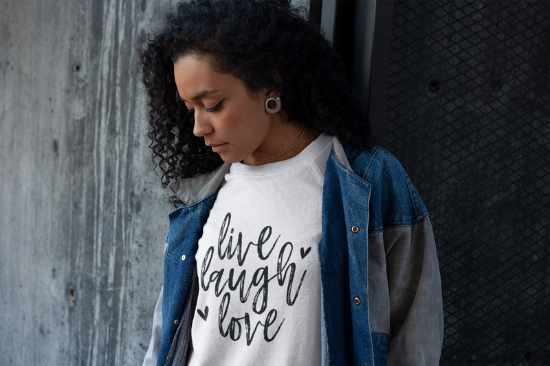 Live Laugh Love - Cotton T-Shirt