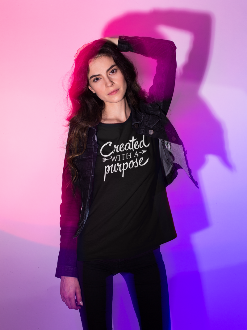 Created With A Purpose - Cotton T-Shirt