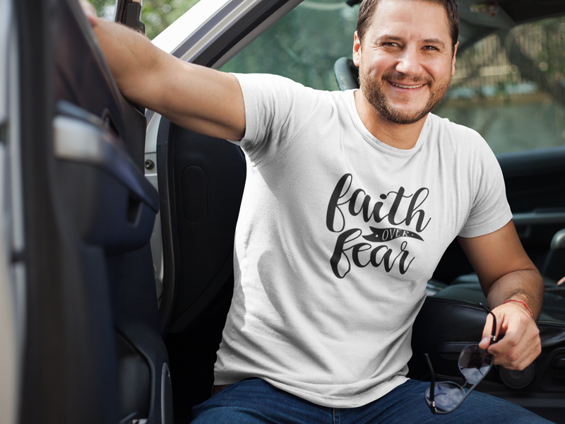 Faith Over Fear - Cotton T-Shirt
