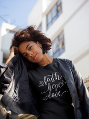 Faith Hope Love - Cotton T-Shirt