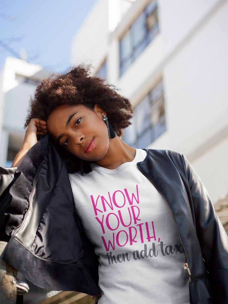 Know Your Worth - Cotton T-Shirt