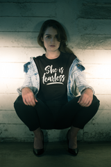 She is Fearless - Cotton T-Shirt