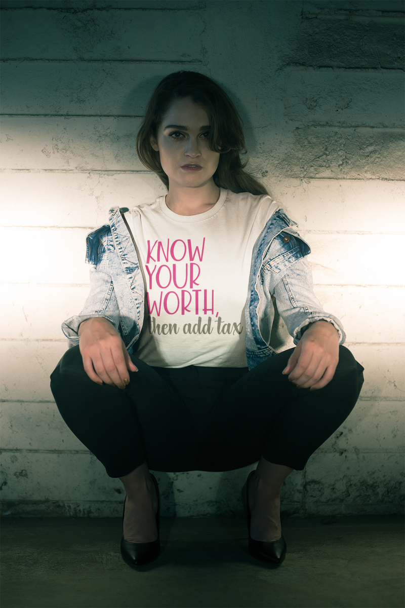 Know Your Worth - Cotton T-Shirt