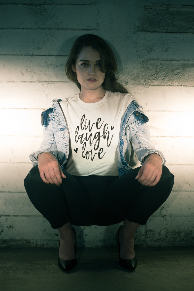Live Laugh Love - Cotton T-Shirt