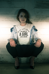 Don't Underestimate The Power of A Girl - Cotton T-Shirt