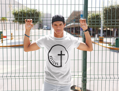 Believe Cross - Cotton T-Shirt