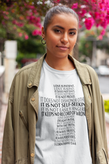 Love is Patient - Cotton T-Shirt