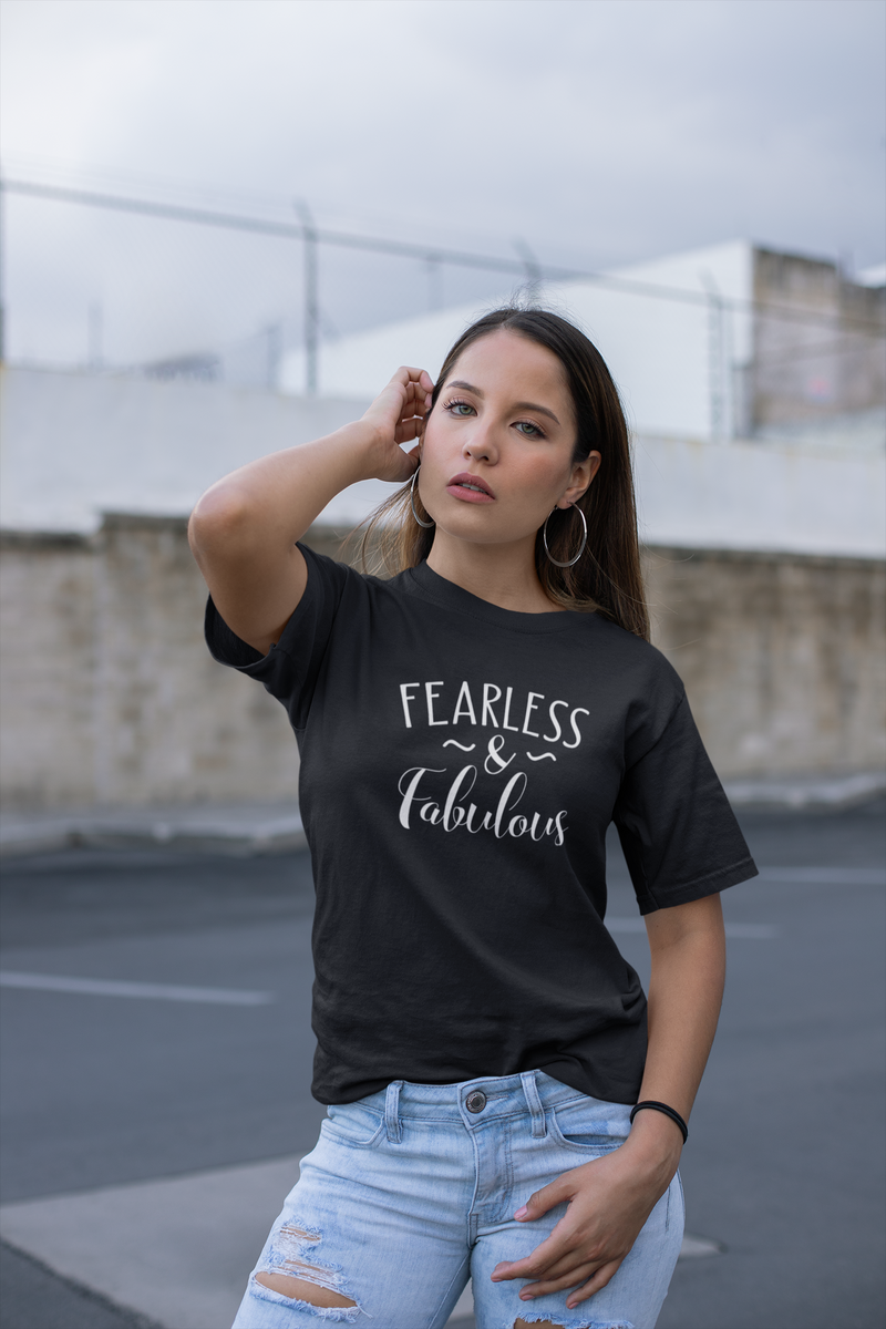 Fearless & Fabulous - Cotton T-Shirt