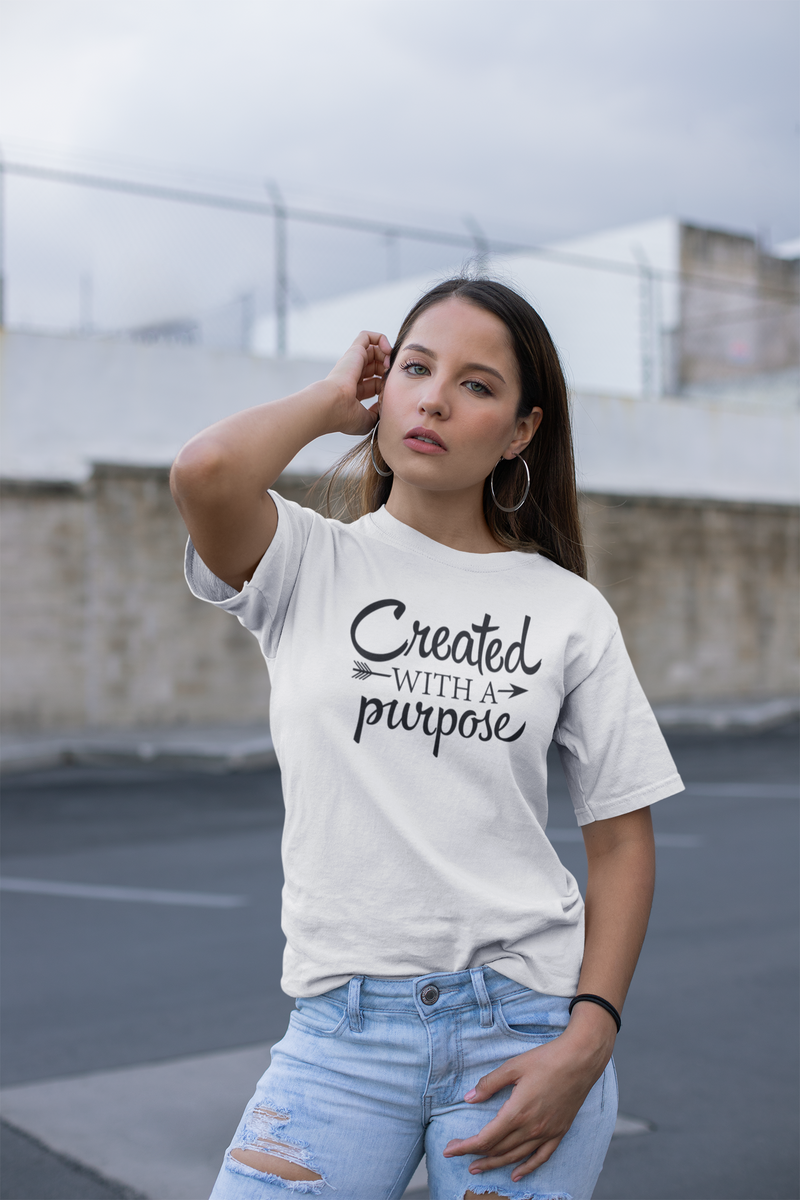 Created with a Purpose - Cotton T-Shirt
