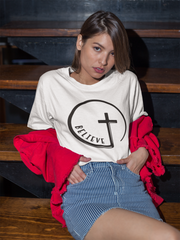 Believe Cross - Cotton T-Shirt