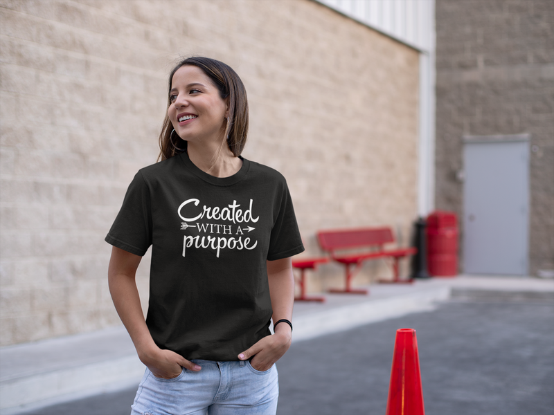 Created With A Purpose - Cotton T-Shirt